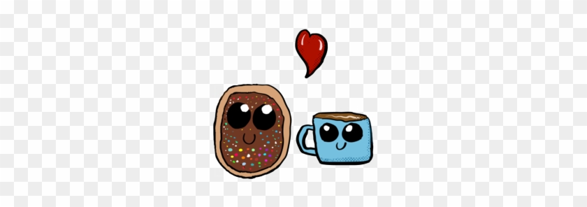 Chibi Donut And Coffee Cup Couple - Coffee Cup #263427