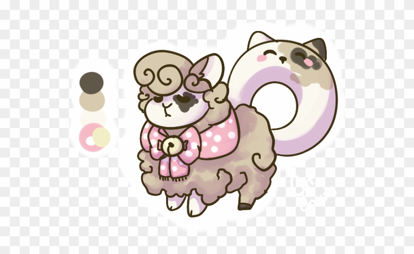 Cat Donuts Flufferbun *closed* By Twophoenixadopts - Cartoon #263437