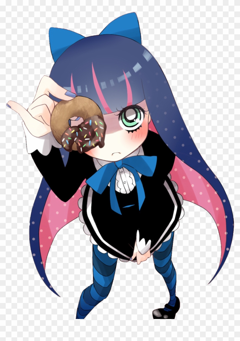 Stocking With Donut By Erodonut Stocking With Donut - Panty And Stocking Stocking Png #263462