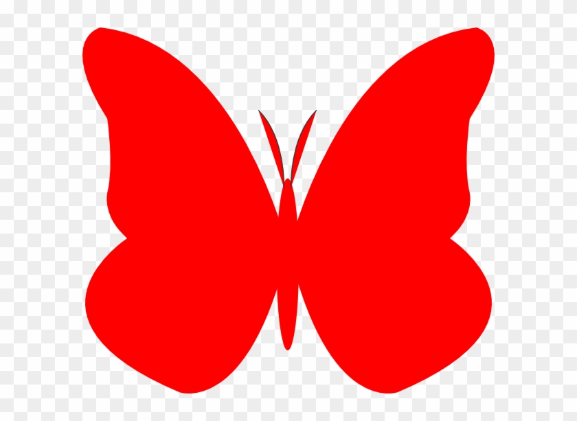 Cute Red Butterfly Clipart #263493
