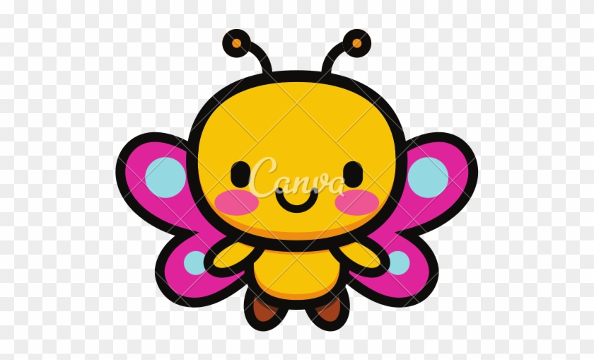 Cute Cartoon Butterfly - Butterfly Cute Cartoon #263522