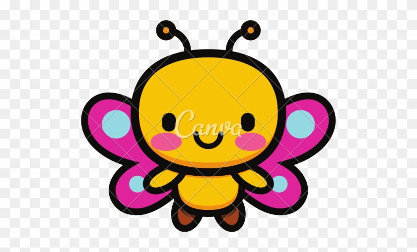 Cute Cartoon Butterfly - Butterfly Cute Cartoon #263522