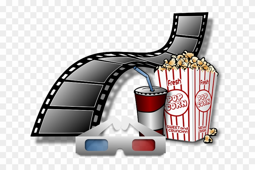 Movie - Popcorn Transparent - Cinema Clipart #263673