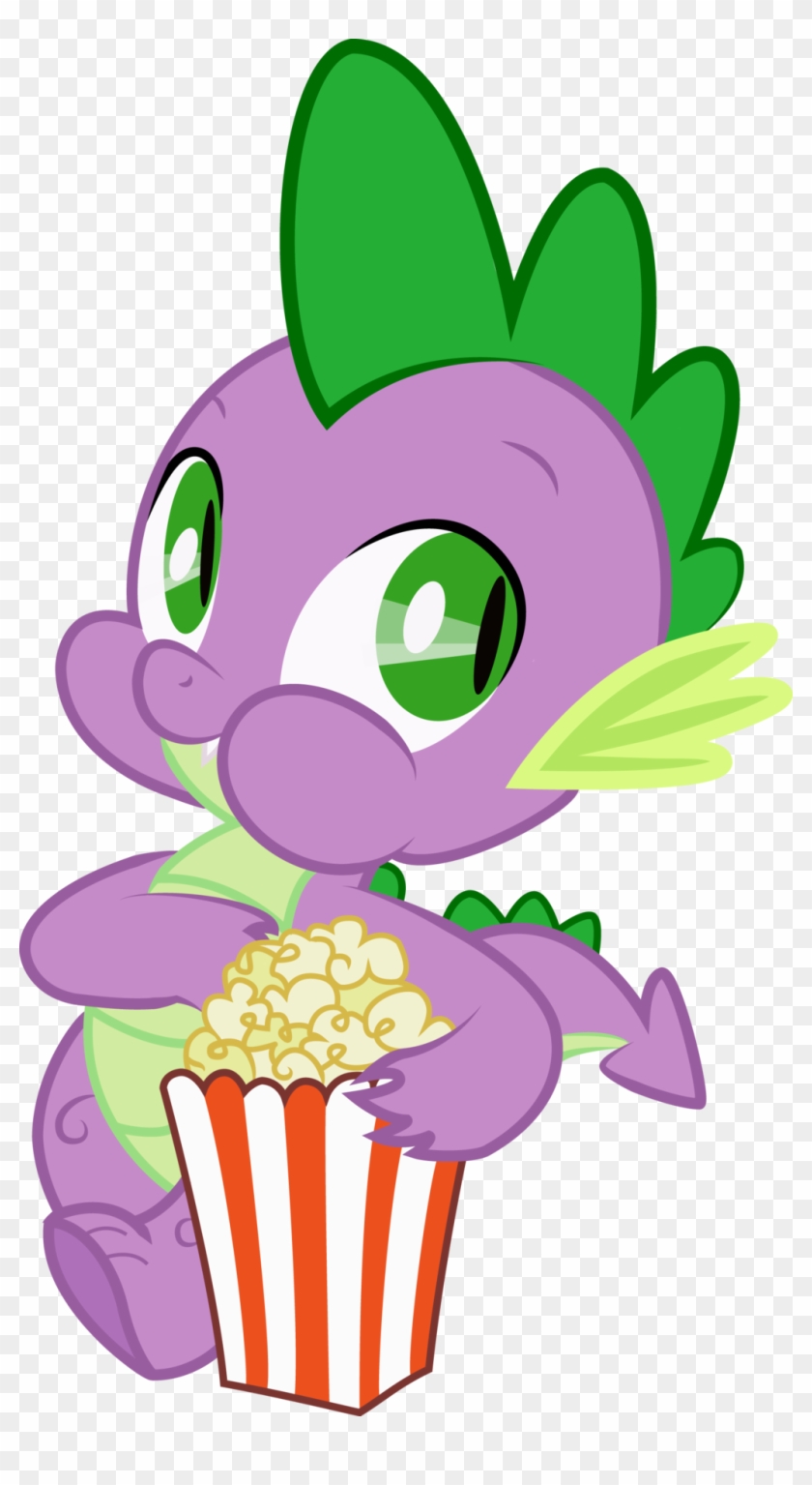 Unclescooter 35 3 Spike Eating Popcorn By Dangerousmoving - Spike Eating Popcorn #263696
