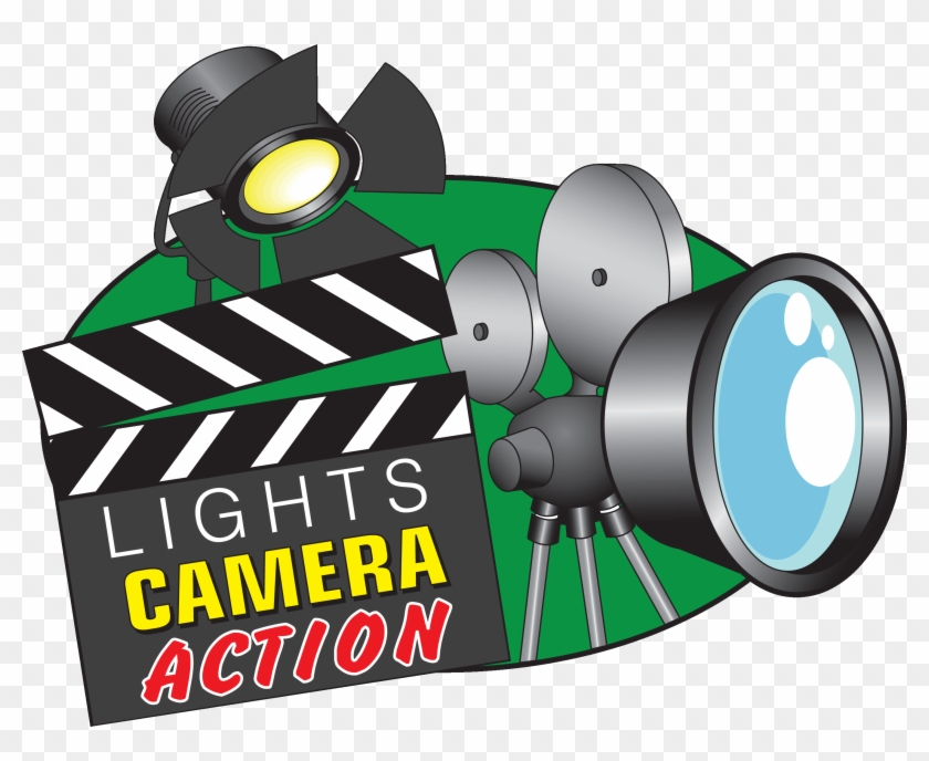 Movie Lights Clipart - Lights Camera Action Giff #263700