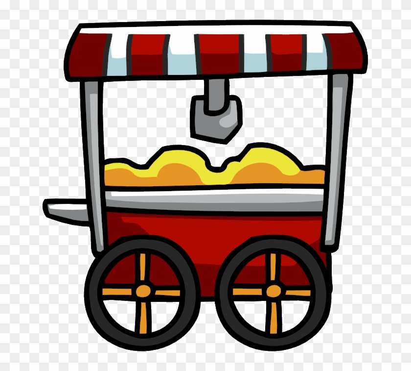 Popcorn Cart - Popcorn Cart Clip Art #263728