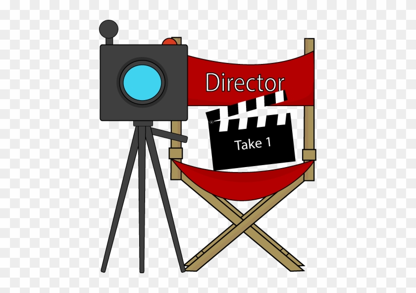 Free Movie Clipart - Directors Chair Clip Art #263752