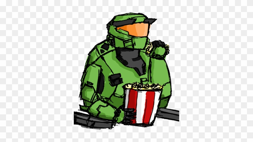 Master Chief's Popcorn By - Illustration #263761