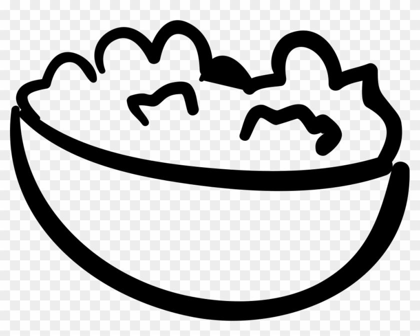 Popcorn Hand Drawn Bowl Comments - Hand Drawn Food Png #263764