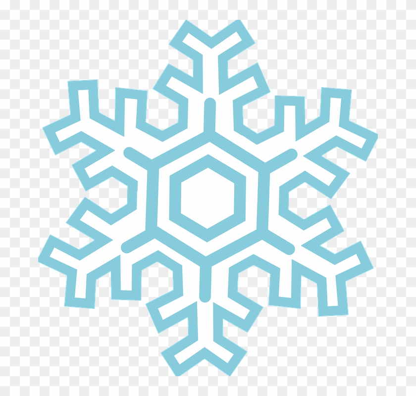 Snowflake Clipart Frost - Snowflake Clipart Black Background #263886