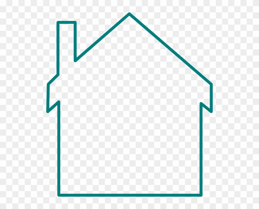 Cartoon House Outline #264059