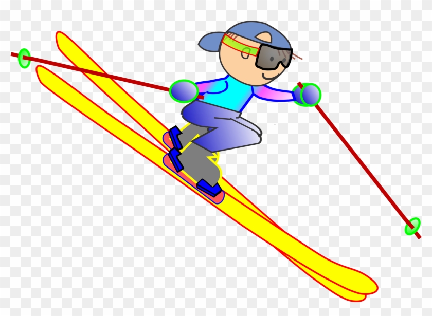 Clipart - Skier Clip Art Free #264138