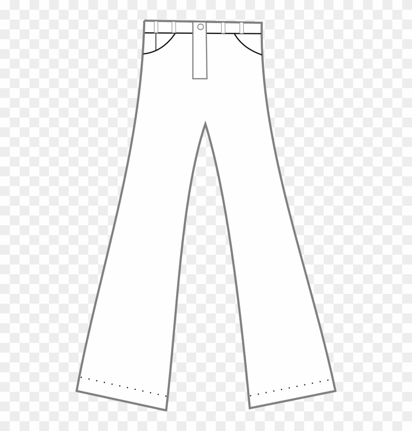 Pants - Clipart - Black - And - White - صور تلوين بنطلون #264152
