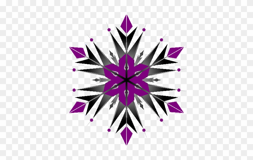 Snowflake Clipart Tumblr Transparent - Purple Snowflake Clipart #264207