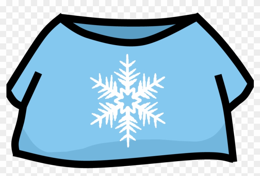 Image - Snowflake Tshirt - Png - Club Penguin Wiki - Portable Network Graphics #264243