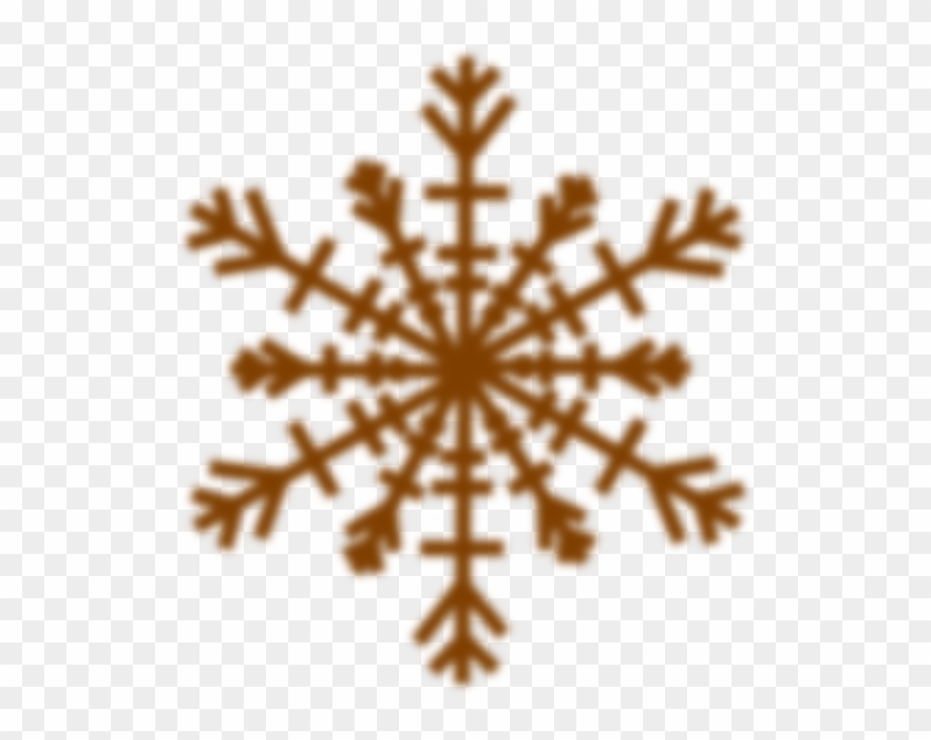 Brown Snowflake Clipart #264245