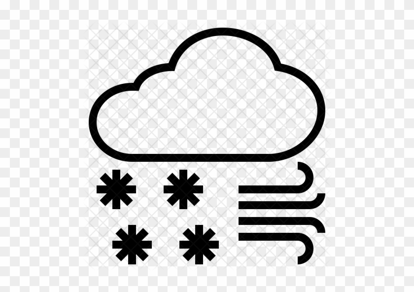 Snow Storm Icon - Illustration #264248