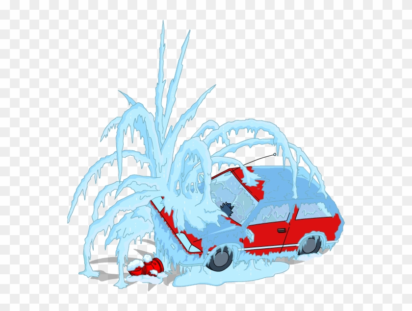Frozen Car Snow Menu - Ned Flanders #264252