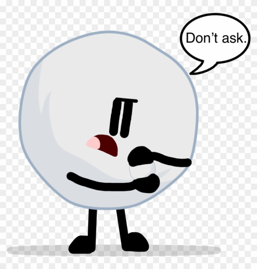 Snowball Making A Snowball By Ball Of Sugar - Snowball Bfb #264336