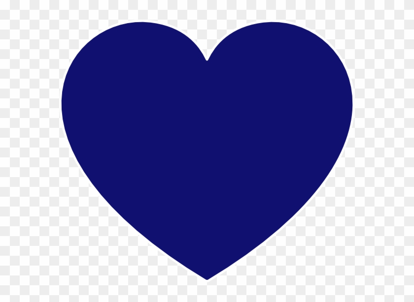Lue Heart Clip Art - Blue Heart Clip Art #264439