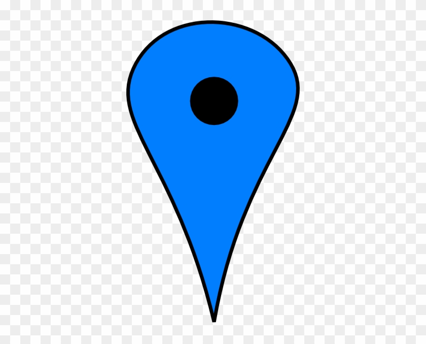 Push Pin Icon - Google Map Blue Dot #264444