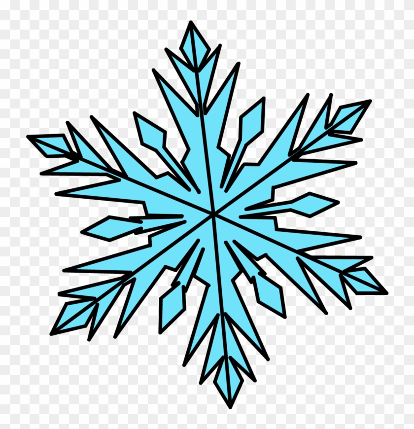 Elsa Snowflake Template - Frozen Snowflakes Clip Art #264471