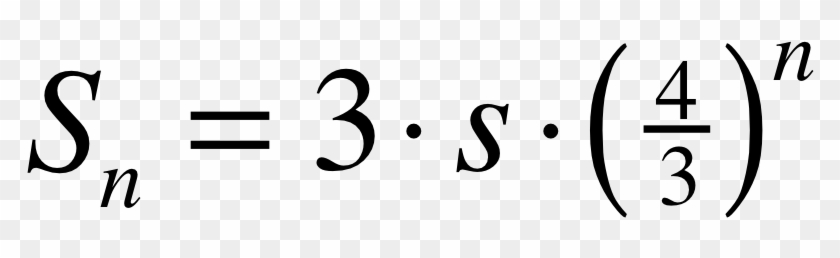 Koch Perimeter - Koch Snowflake Area Formula #264502