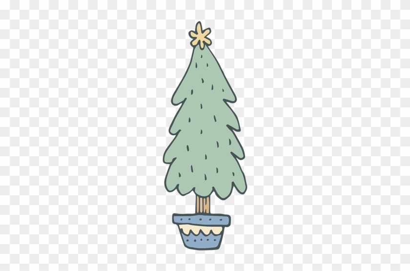 Image - Hand Drawn Christmas Tree Png #264554