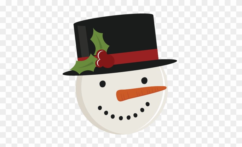 Snowman Face With Hat #264575