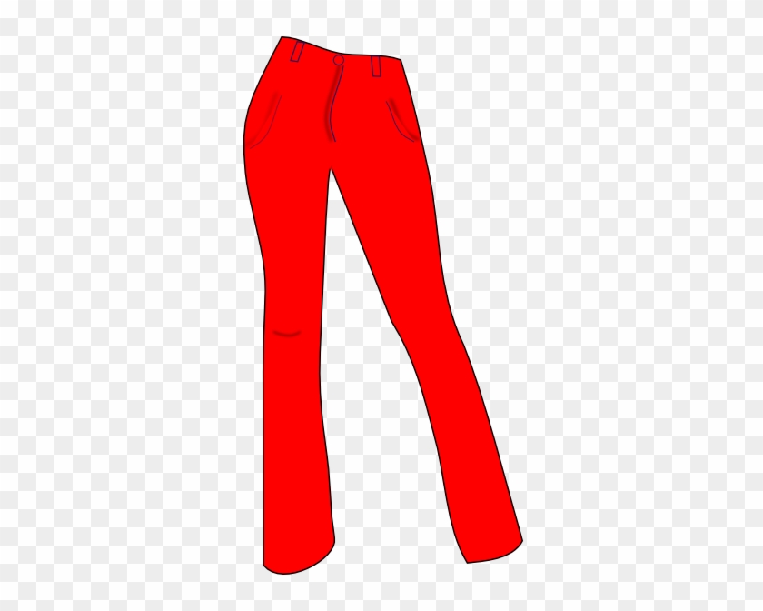 Red Clipart - Clipart Trousers #264579