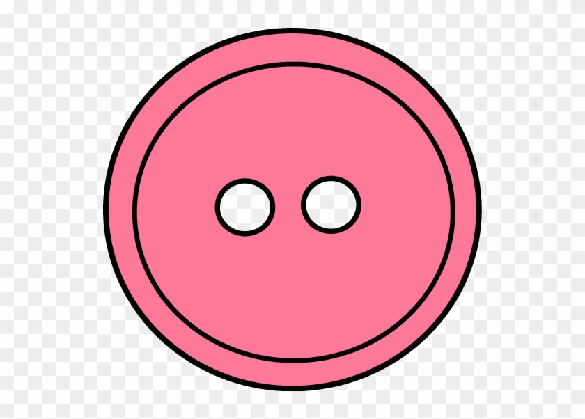 Pink Button Clip Art - Sewing Button Clip Art #264581