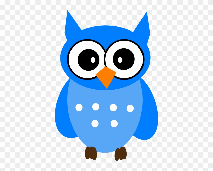 Owl Clipart Blue Owl - Owls Vector Clip Art #264617