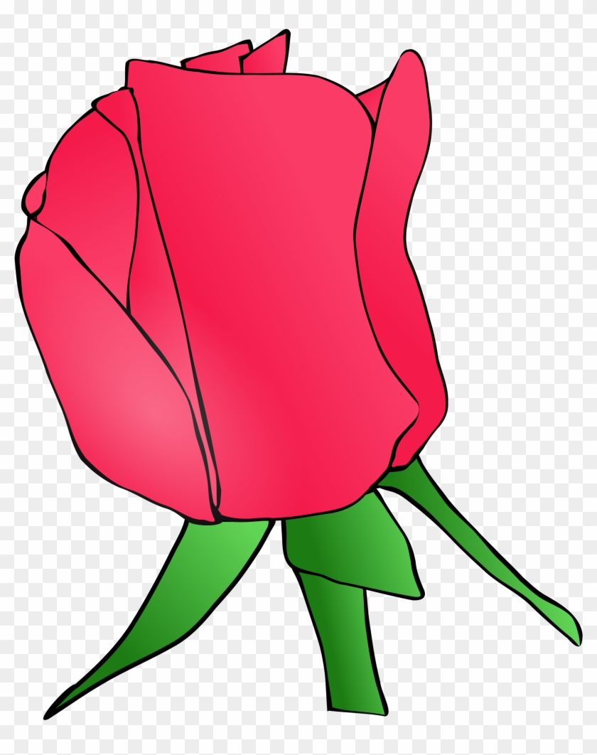 Rose - Bud Flower Clipart #264700