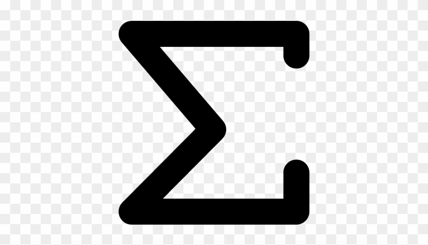 The Sum Of Mathematical Symbol Vector - Sum Icon #264824