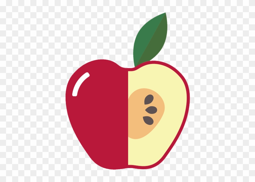 Learn More About Multiply - Cartoon Apple With Seed #264940