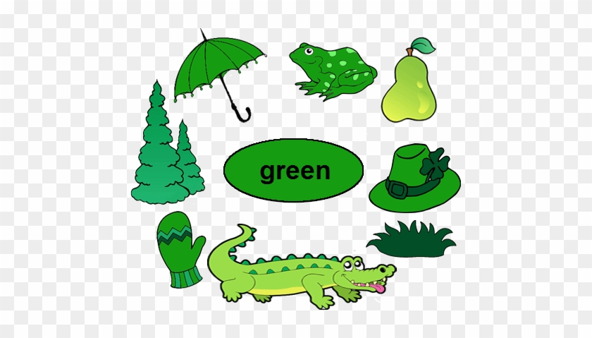 Color Green Worksheets For Kindergarten - Color Green For Preschool #264957