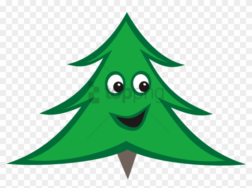 Free Png Smiling Christmas Tree Png Image With Transparent - Tree Smiling #1732549