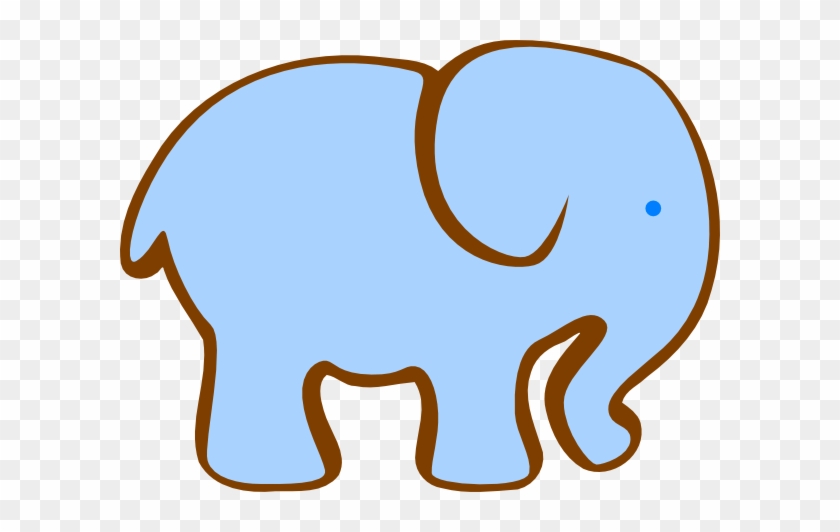 Large Blue Elephant Svg Clip Arts 600 X 452 Px - Large Blue Elephant Svg Clip Arts 600 X 452 Px #1732586