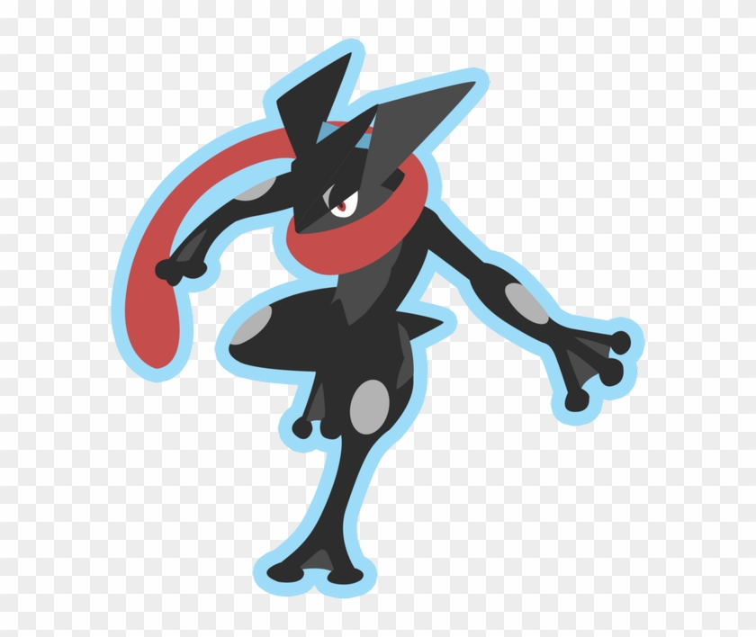 Greninja Shiny Pixel Art, HD Png Download , Transparent Png Image - PNGitem