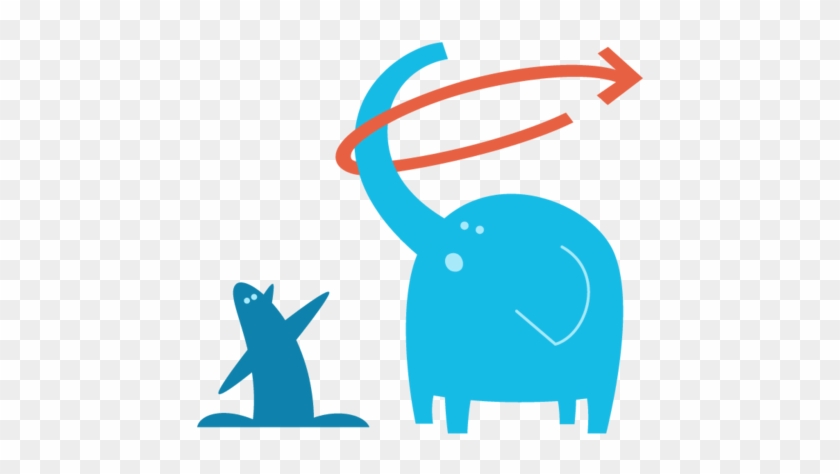 Blue, Elephant, And Penguin Image - Blue, Elephant, And Penguin Image #1732605