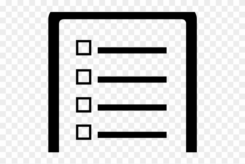 Computer Clipart Checklist - Black-and-white #1732636