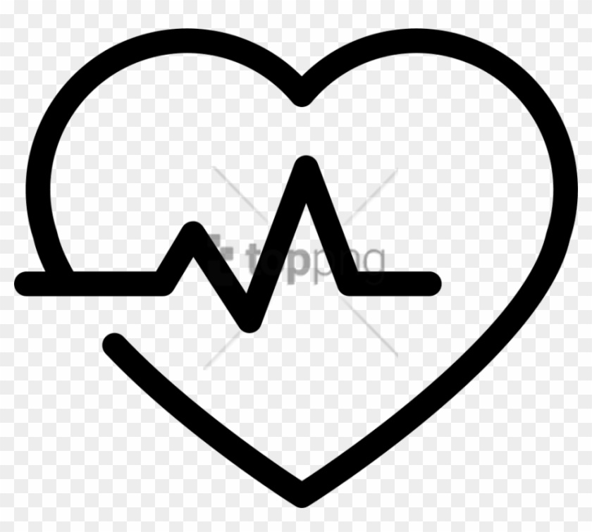 Free Png Download Corazon Con Linea De Vida Png Images - Lifeline In Heart Icon #1732639