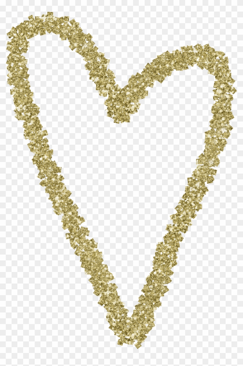 Newsletter Monica Murphy Heart - Gold Glitter Heart Png #1732838