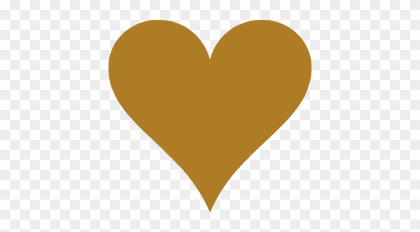 Golden Brown Heart - Heart Brown #1732855