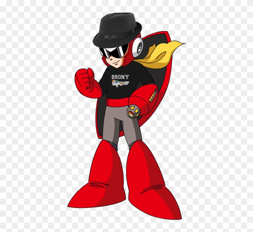 Clip Art Library Library Brony Tumblr Transparent Brotoman - Mega Man Protoman Drawings #1732879