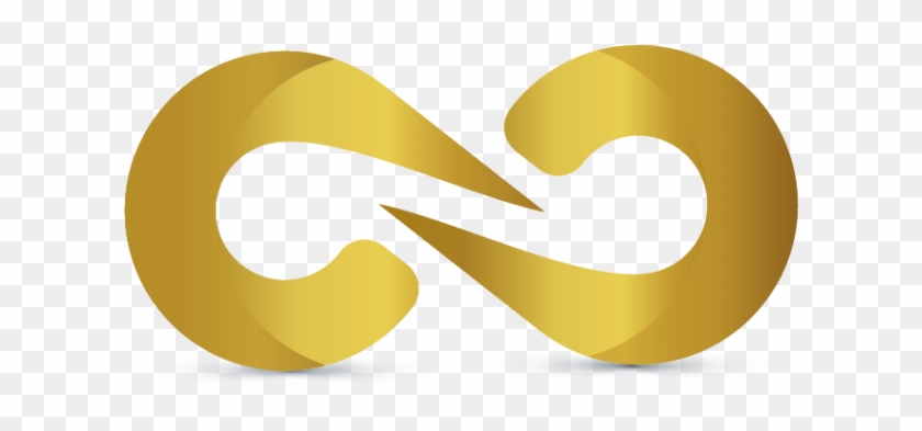 Infinity Symbol Logo Design - Gold Infinity Symbol Png #1732913