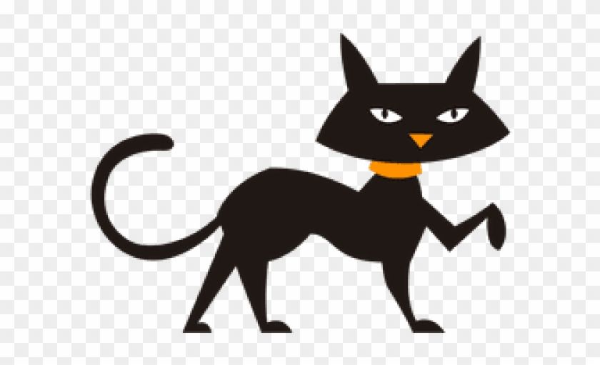 Black Cat Clipart Walking - Cat #1732929