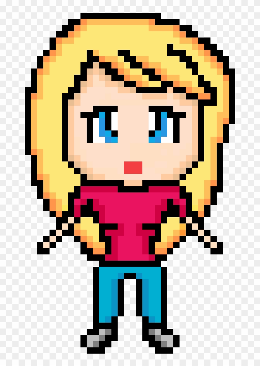 Blonde Girl - Pixel #1732956