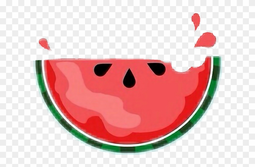 Sticker By Cecilia Loza Report Abuse - Watermelon Cartoon Transparent Background #1733002