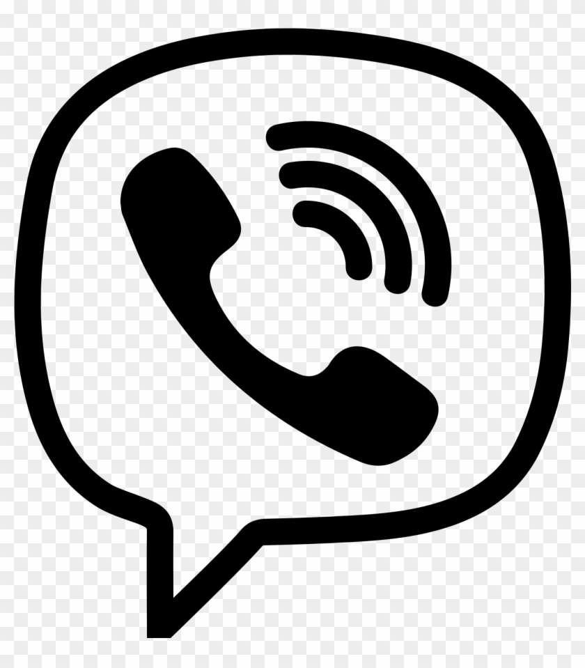 Telefon Icon Png Clipart Best - White Viber Logo #1733352